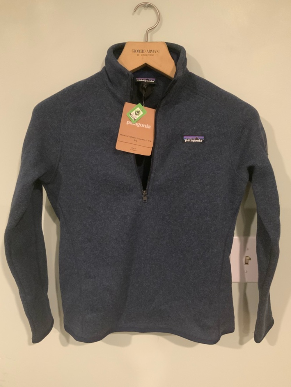 Patagonia Women’s Better Navy Quarter-Zip Sweater
